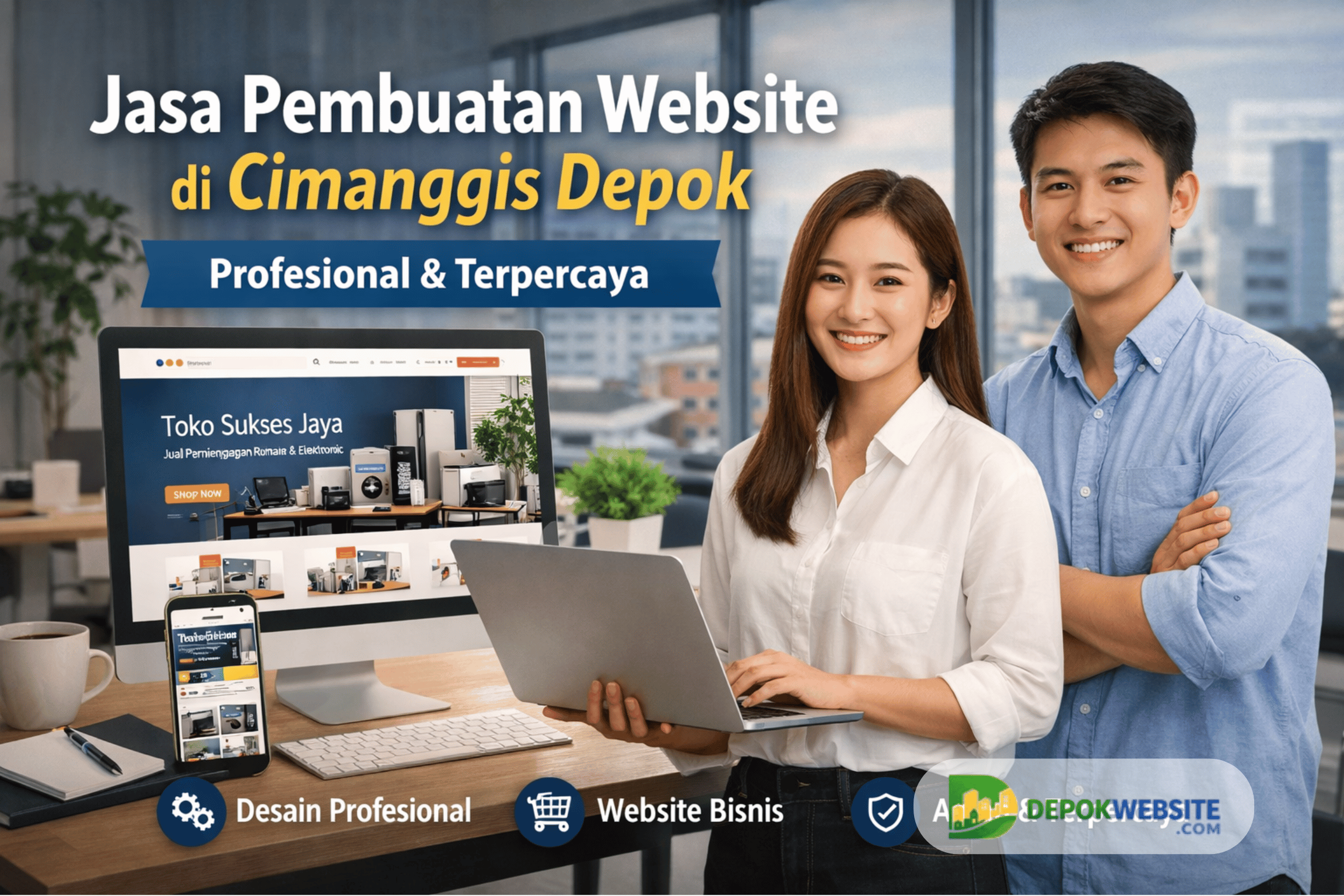 Jasa Pembuatan Website Cimanggis Depok Profesional